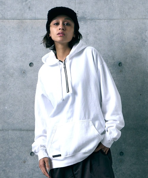 VIRGOwearworks(ヴァルゴウェアワークス)の「AFTERFADE HALF ZIP HOODIE(パーカー・メンズ・レッド/ホワイト/ブラック・3/2/4)」の17枚目の写真