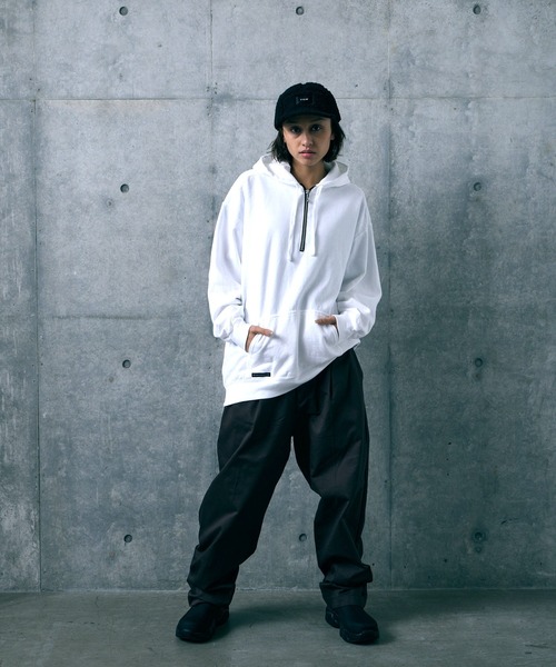 VIRGOwearworks(ヴァルゴウェアワークス)の「AFTERFADE HALF ZIP HOODIE(パーカー・メンズ・レッド/ホワイト/ブラック・3/2/4)」の19枚目の写真