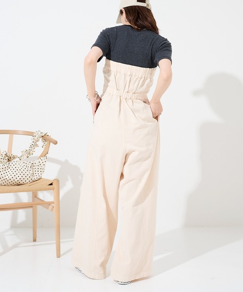 Dickies(ディッキーズ)の「【Dickies】ピグメントベアオールインワン 5187-4412 MNY(つなぎ/オールインワン・レディース・ブラック/ホワイト/グリーン・M/L)」の7枚目の写真