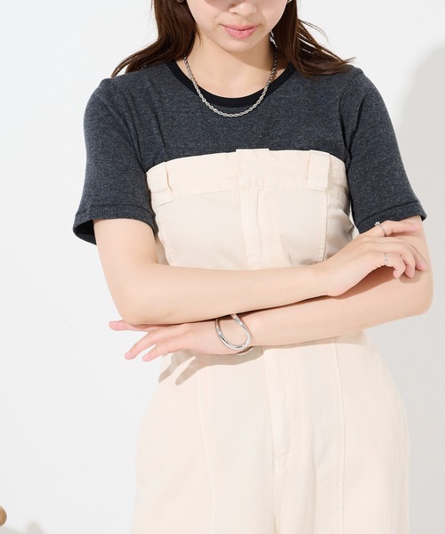 Dickies(ディッキーズ)の「【Dickies】ピグメントベアオールインワン 5187-4412 MNY(つなぎ/オールインワン・レディース・ブラック/ホワイト/グリーン・M/L)」の9枚目の写真