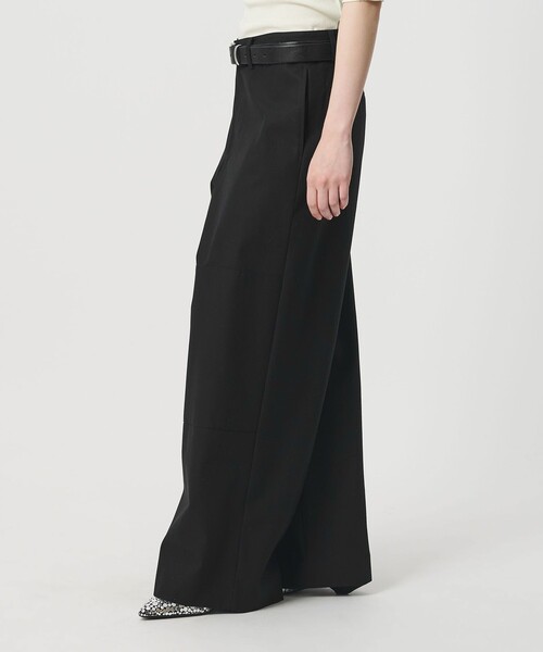 H BEAUTY&YOUTH UNITED ARROWS(エイチビューティーアンドユースユナイテッドアローズ)の「<H>コットンツイル ダブルニーパンツ(その他パンツ・レディース・ブラック/ダークブラウン・M/S)」の14枚目の写真