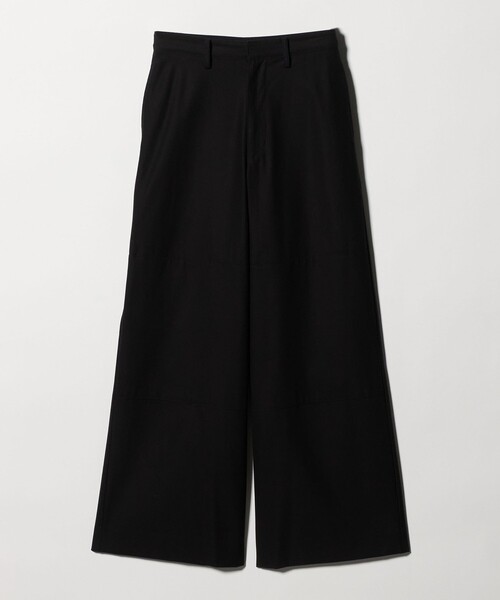 H BEAUTY&YOUTH UNITED ARROWS(エイチビューティーアンドユースユナイテッドアローズ)の「<H>コットンツイル ダブルニーパンツ(その他パンツ・レディース・ブラック/ダークブラウン・M/S)」の6枚目の写真