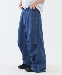 One Wash Parachute Denim - M/Blue