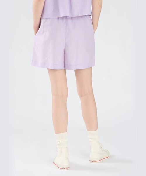 To b. by agnes b.(トゥービーバイアニエスベー)の「ストライプ ショートパンツ(その他パンツ・レディース・パープル系その他・FREE)」の8枚目の写真