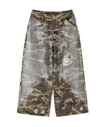DankeSchon/ダンケシェーン/BAGGY JEANS/CAMO SWARO