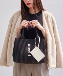 キューバックパリ リブニット トートバッグ qbag S （キューバッグ 