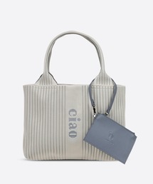 【洗濯機洗い可】tricote petit トリコット プチ ニットトートバッグ