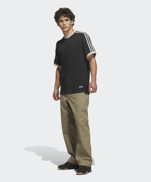 adidas(アディダス)の「SKATEBOARDING RINGER TEE / アディダスオリジナルス adidas Originals(Tシャツ/カットソー・メンズ・ブラック・X-LARGE/MEDIUM/LARGE/SMALL/3XL/XX-LARGE/X-SMALL)」の7枚目の写真