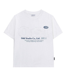 ODD STUDIO（オッドスタジオ）の「ODSD ピグメントダメージTシャツ - ホワイト（Tシャツ/カットソー）」