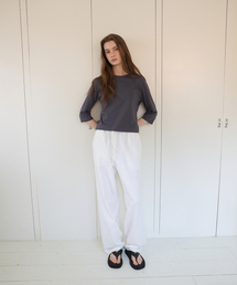 Summer cotton pants_Ivory