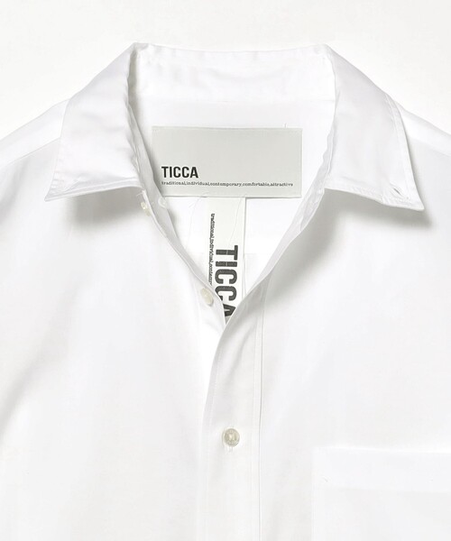 Demi-Luxe BEAMS(デミルクス ビームス)の「TICCA / コットン ボタンダウン シャツ(シャツ/ブラウス・レディース・ホワイト・ONE SIZE)」の7枚目の写真