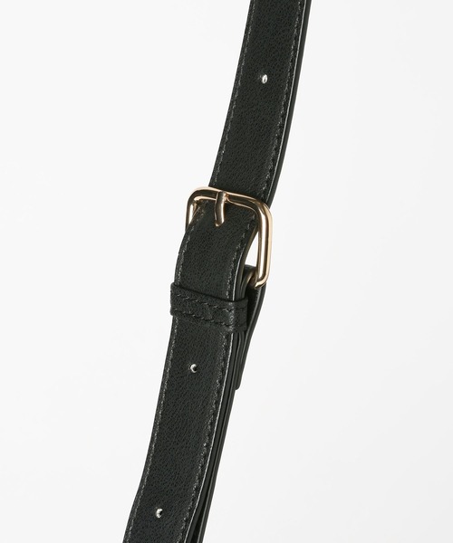 LOWRYS FARM（ローリーズファーム）の「【500mlペットボトル収納可】ハーフムーンフラップショルダーＢＡＧ 1049010（ショルダーバッグ・レディース・ブラック/ブラウン・FREE）」の10枚目の写真