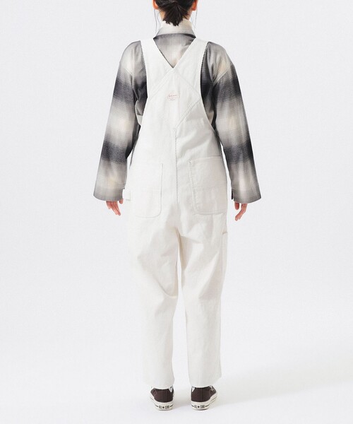 BEAMS BOY（ビームスボーイ）の「【別注】BIGMAC / コーデュロイ オーバーオール（サロペット/オーバーオール・レディース・ネイビー/ホワイト系その他5・SMALL/MEDIUM）」の10枚目の写真