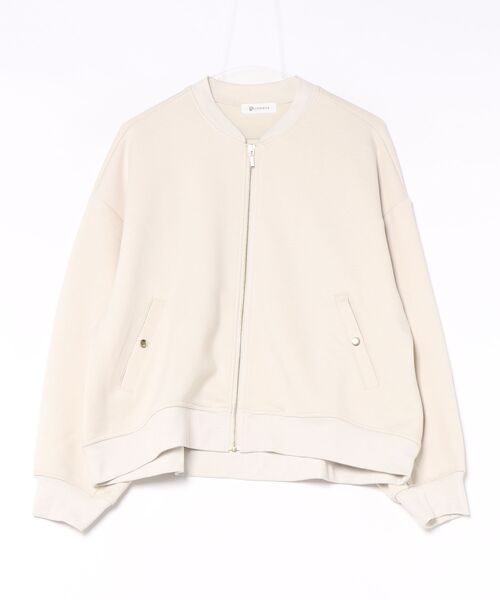 UNDOVE(アンドゥーブ)の「イージーケア ×ウォッシャブル×UVカット×防シワ ×ストレッチ|【SEJ】ゴールドジップジャケット(ブルゾン・レディース・アイボリー/ブラック・X-LARGE/MEDIUM/LARGE)」の12枚目の写真