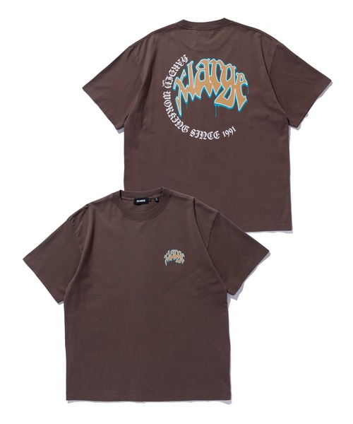 XLARGE(エクストララージ)の「HW S/S TEE(Tシャツ/カットソー・メンズ・ブラウン/ホワイト/ブラック・XL/S/L/M)」の3枚目の写真