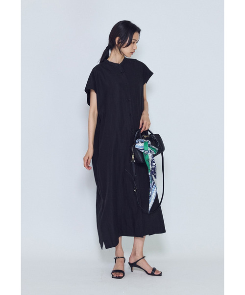 1er Arrondissement(プルミエアロンディスモン)の「フィブリルポプリンシャツワンピース(ドレス・レディース・ブラウン系その他5/ブラック系その他3・38/36)」の6枚目の写真