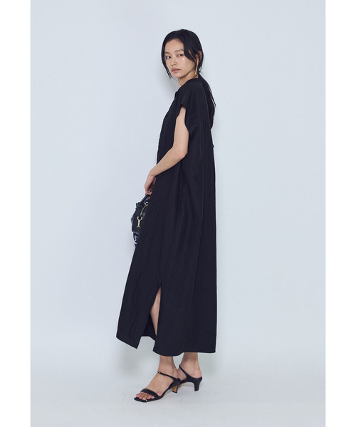 1er Arrondissement(プルミエアロンディスモン)の「フィブリルポプリンシャツワンピース(ドレス・レディース・ブラウン系その他5/ブラック系その他3・38/36)」の10枚目の写真