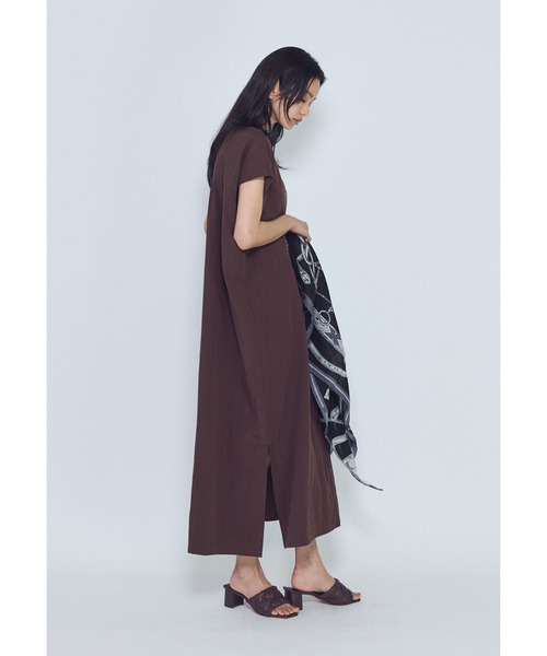 1er Arrondissement(プルミエアロンディスモン)の「フィブリルポプリンシャツワンピース(ドレス・レディース・ブラウン系その他5/ブラック系その他3・38/36)」の15枚目の写真