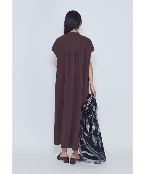 1er Arrondissement(プルミエアロンディスモン)の「フィブリルポプリンシャツワンピース(ドレス・レディース・ブラウン系その他5/ブラック系その他3・38/36)」の16枚目の写真