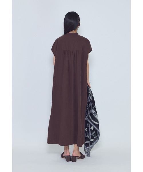1er Arrondissement(プルミエアロンディスモン)の「フィブリルポプリンシャツワンピース(ドレス・レディース・ブラウン系その他5/ブラック系その他3・38/36)」の17枚目の写真