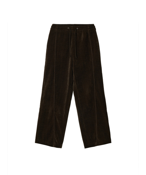 Kijun(キジュン)の「Line Velour Pants Dark Brown(スウェットパンツ・レディース・その他・LARGE/MEDIUM/SMALL)」の3枚目の写真