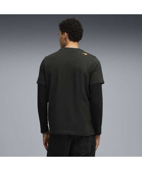 PUMA(プーマ)の「PUMA プーマ メンズ マクラーレン ビッグ ロゴ 半袖 Tシャツ(Tシャツ/カットソー・メンズ・オレンジ系その他/ブラック×レッド・LARGE/MEDIUM/X-SMALL/X-LARGE/SMALL)」の7枚目の写真