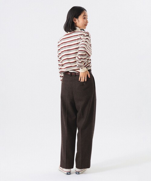 BEAMS BOY(ビームスボーイ)の「ラグビー ジャージー ロング スリーブ(Tシャツ/カットソー・レディース・ネイビー系/アイボリー系/ブラウン系・2/0/1)」の13枚目の写真