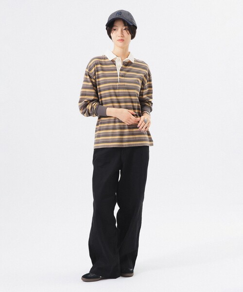BEAMS BOY(ビームスボーイ)の「ラグビー ジャージー ロング スリーブ(Tシャツ/カットソー・レディース・ネイビー系/アイボリー系/ブラウン系・2/0/1)」の15枚目の写真