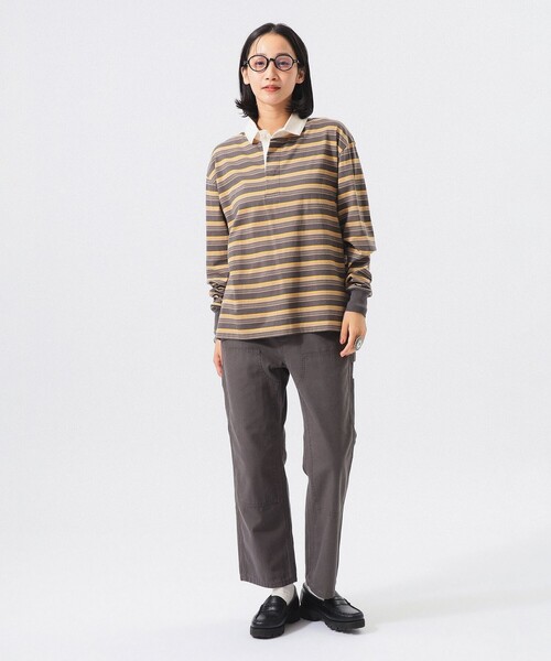 BEAMS BOY(ビームスボーイ)の「ラグビー ジャージー ロング スリーブ(Tシャツ/カットソー・レディース・ネイビー系/アイボリー系/ブラウン系・2/0/1)」の19枚目の写真