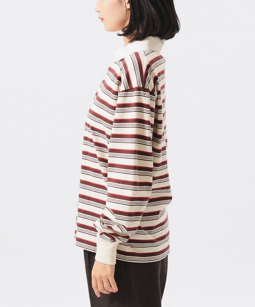 BEAMS BOY(ビームスボーイ)の「ラグビー ジャージー ロング スリーブ(Tシャツ/カットソー・レディース・ネイビー系/アイボリー系/ブラウン系・2/0/1)」の4枚目の写真