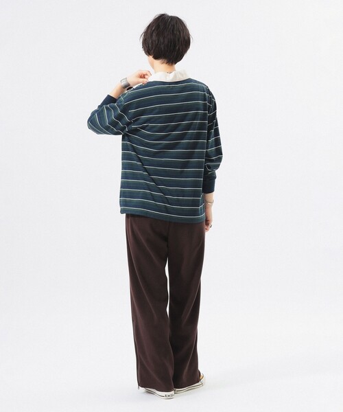 BEAMS BOY(ビームスボーイ)の「ラグビー ジャージー ロング スリーブ(Tシャツ/カットソー・レディース・ネイビー系/アイボリー系/ブラウン系・2/0/1)」の10枚目の写真