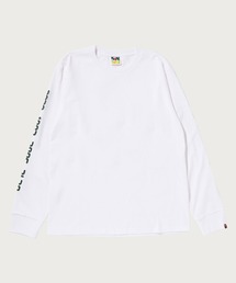 BAPE CARD GRAPHIC LONG SLEEVE TEE BAPEC
