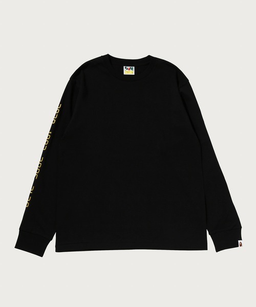 A BATHING APE（アベイシングエイプ）の「BAPE CARD GRAPHIC LONG SLEEVE TEE BAPEC（Tシャツ/カットソー・メンズ・ホワイト×グリーン/ブラック×ゴールド/ブラック×グリーン/ホワイト×ゴールド・X-LARGE/SMALL/LARGE/XX-LARGE/MEDIUM/XXX-LARGE）」の4枚目の写真