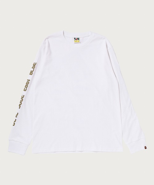 A BATHING APE（アベイシングエイプ）の「BAPE CARD GRAPHIC LONG SLEEVE TEE BAPEC（Tシャツ/カットソー・メンズ・ホワイト×グリーン/ブラック×ゴールド/ブラック×グリーン/ホワイト×ゴールド・X-LARGE/SMALL/LARGE/XX-LARGE/MEDIUM/XXX-LARGE）」の2枚目の写真
