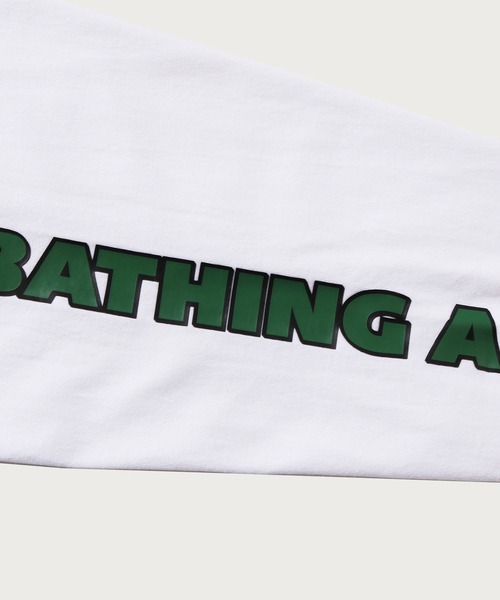 A BATHING APE（アベイシングエイプ）の「BAPE CARD GRAPHIC LONG SLEEVE TEE BAPEC（Tシャツ/カットソー・メンズ・ホワイト×グリーン/ブラック×ゴールド/ブラック×グリーン/ホワイト×ゴールド・X-LARGE/SMALL/LARGE/XX-LARGE/MEDIUM/XXX-LARGE）」の13枚目の写真