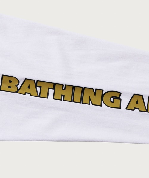 A BATHING APE（アベイシングエイプ）の「BAPE CARD GRAPHIC LONG SLEEVE TEE BAPEC（Tシャツ/カットソー・メンズ・ホワイト×グリーン/ブラック×ゴールド/ブラック×グリーン/ホワイト×ゴールド・X-LARGE/SMALL/LARGE/XX-LARGE/MEDIUM/XXX-LARGE）」の14枚目の写真