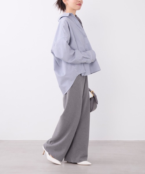 MICA&DEAL(マイカ&ディール)の「美脚パンツ〈3サイズ展開〉(その他パンツ・レディース・グレー/ブラック/ブラウン・34/36/38)」の8枚目の写真