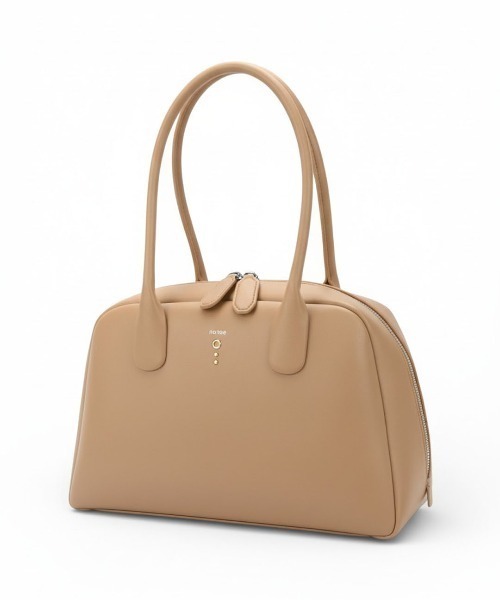 no:rae(ノラエ)の「【no:rae / ノラエ】JG30 ボストンバッグ(ボストンバッグ・レディース・ベージュ/ブラック・ONE SIZE)」の5枚目の写真