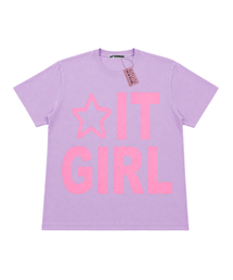 AFTERNUDE（アフターヌード）の「イットガールT (パープル)（Tシャツ/カットソー）」