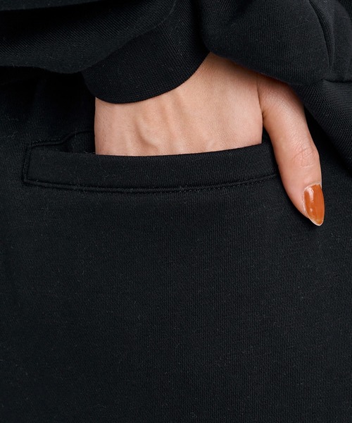 RVCA（ルーカ）の「RVCA/ルーカ ロングパンツ スウェット ロゴ ワンポイント 裏起毛 セットアップ対応 BG044704（スウェットパンツ・レディース・ブラック/ライトピンク/ヘザーグレー/スミクロ・S/M）」の13枚目の写真