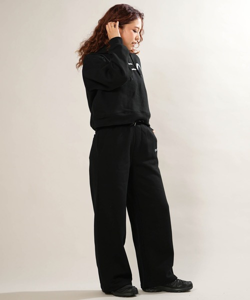 RVCA（ルーカ）の「RVCA/ルーカ ロングパンツ スウェット ロゴ ワンポイント 裏起毛 セットアップ対応 BG044704（スウェットパンツ・レディース・ブラック/ライトピンク/ヘザーグレー/スミクロ・S/M）」の10枚目の写真