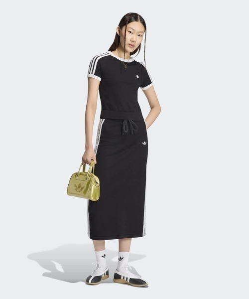 adidas(アディダス)の「ニット Tシャツ / アディダスオリジナルス adidas Originals(Tシャツ/カットソー・レディース・ブラック・XX-LARGE/LARGE/MEDIUM/X-SMALL/X-LARGE/SMALL)」の4枚目の写真