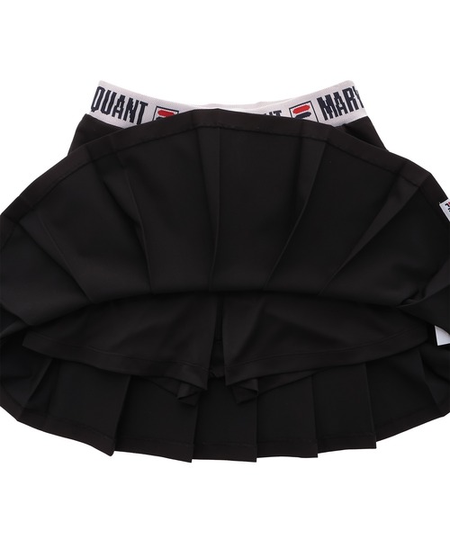 MARY QUANT(マリークワント)の「FILA × MARY QUANT プリーツミニ スカート(スカート・レディース・ブラック/ホワイト・M)」の10枚目の写真