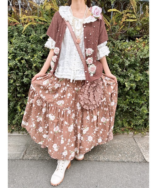 PINK HOUSE(ピンクハウス)の「Rose Pearlモチーフネックレス(ネックレス・レディース・ホワイト・フリー)」の7枚目の写真