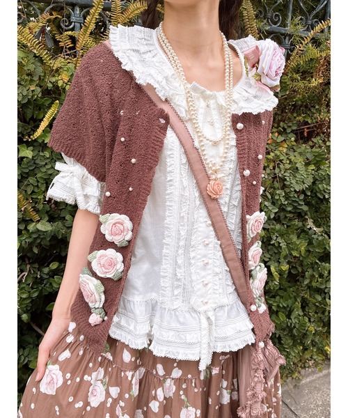 PINK HOUSE(ピンクハウス)の「Rose Pearlモチーフネックレス(ネックレス・レディース・ホワイト・フリー)」の10枚目の写真