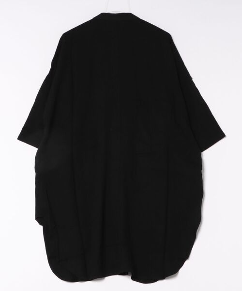 チャイハネ（チャイハネ）の「【チャイハネ】アロータバンドカラーMEN'Sロングシャツ（シャツ/ブラウス・メンズ・ホワイト/グレー/ブラック・FREE）」の4枚目の写真