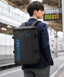 【STARTER スターター】ボックス型リュック 撥水 スクールバッグ バックパック 通学