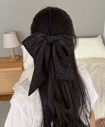 prose verse | ビジューリボンポニーフック(その他ヘアアクセサリー)