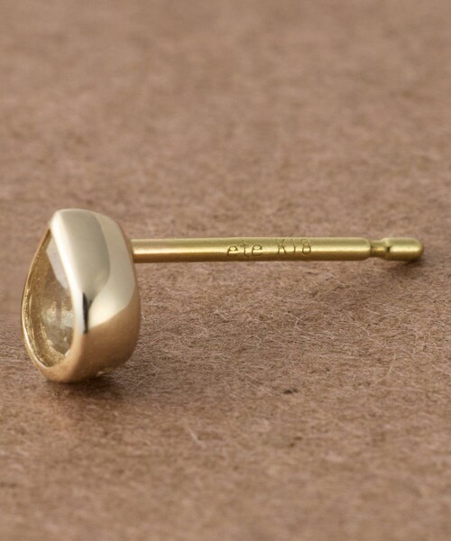 ete bijoux（エテビジュー）の「[ピース] K10YG レモンクォーツ ピアス（ピアス（片耳用）・レディース・イエローゴールド・FREE）」の5枚目の写真