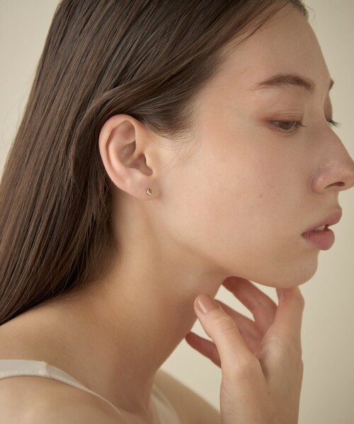 ete bijoux（エテビジュー）の「[ピース] K10YG レモンクォーツ ピアス（ピアス（片耳用）・レディース・イエローゴールド・FREE）」の6枚目の写真